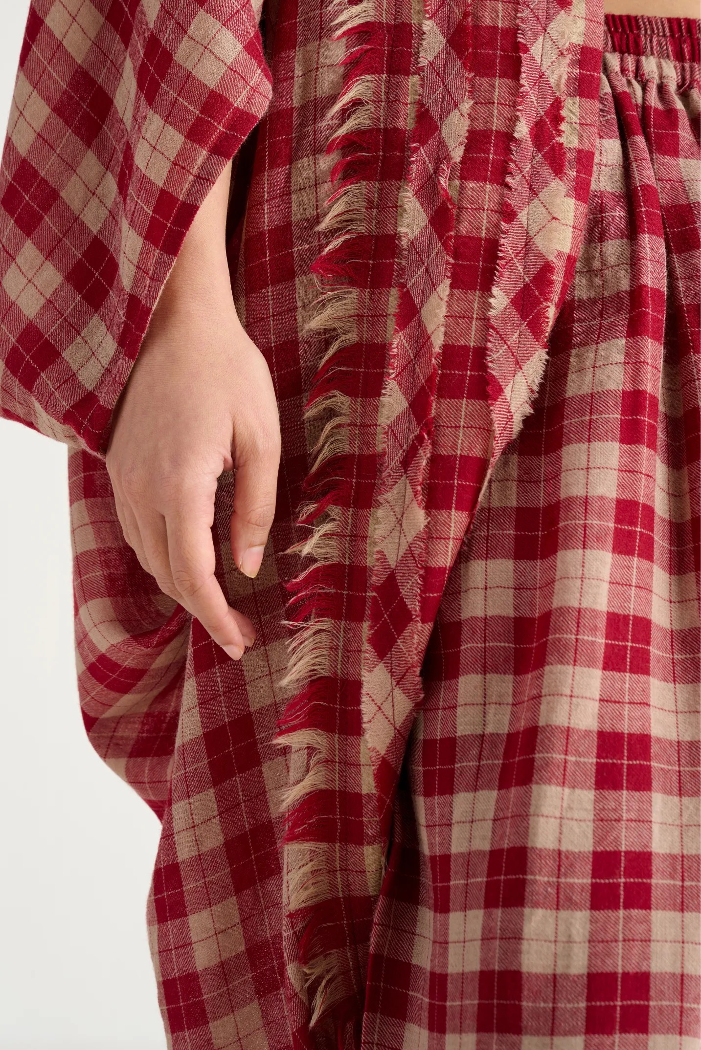 Almas Pashmina Wool Robe Set