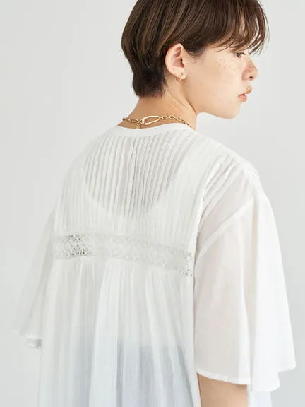 Aoi Lace Pintuck Dress