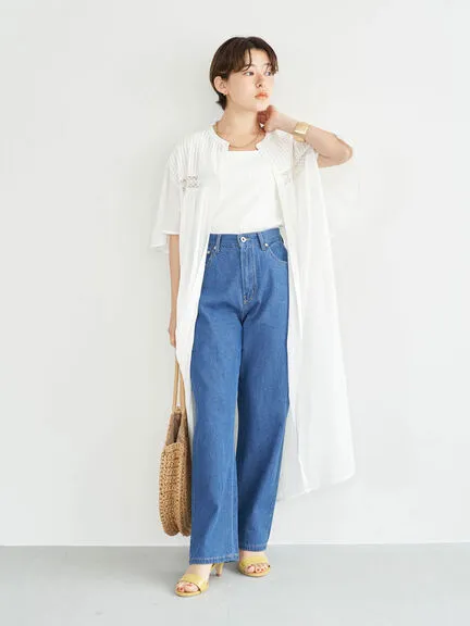 Aoi Lace Pintuck Dress