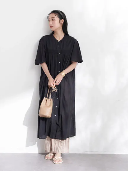 Aoi Lace Pintuck Dress
