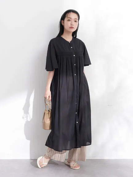 Aoi Lace Pintuck Dress