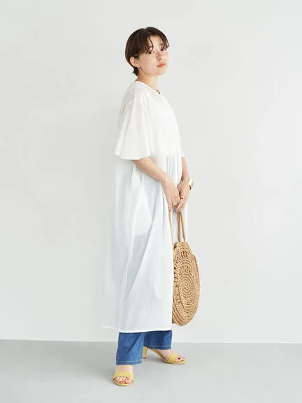 Aoi Lace Pintuck Dress