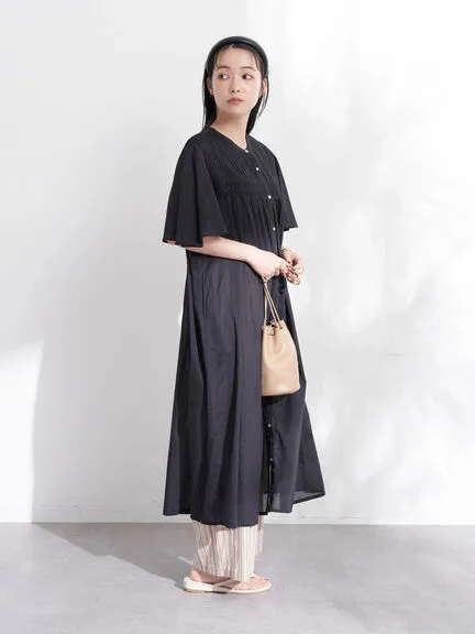 Aoi Lace Pintuck Dress