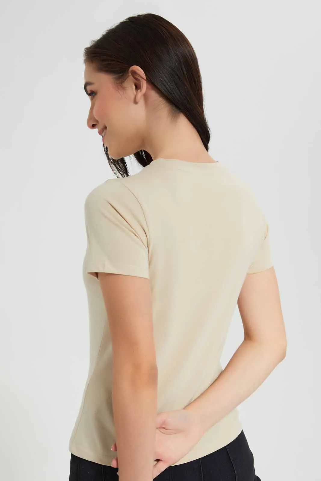 Beige Fabulous T-Shirt