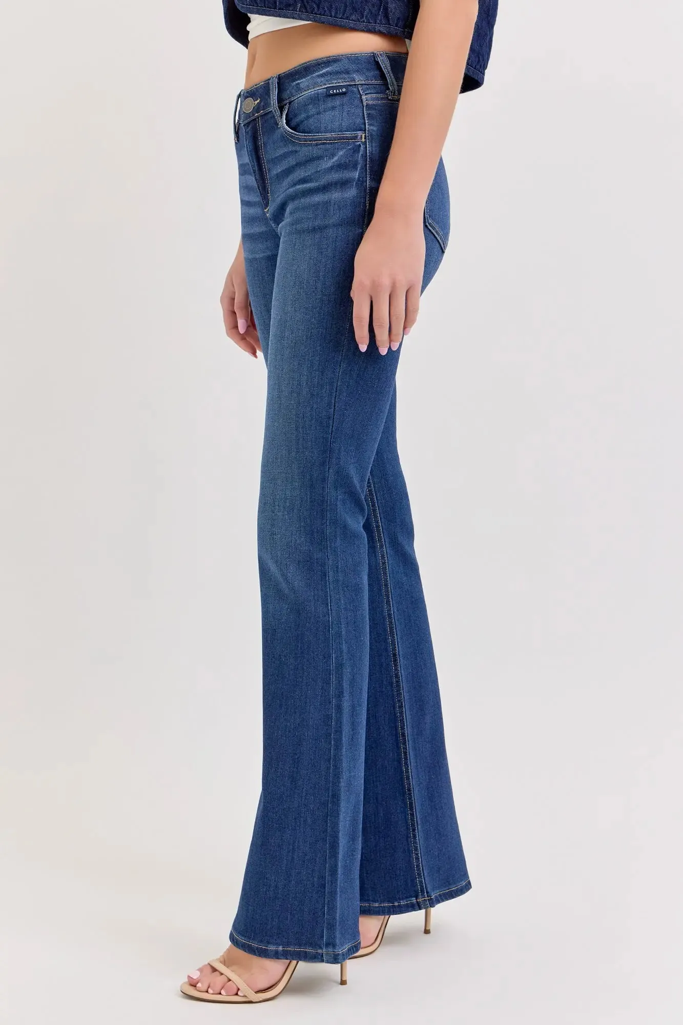 Cello Jeans Rosa Mid-Rise Flare  Timeless, Flattering & Ultra-Stylish