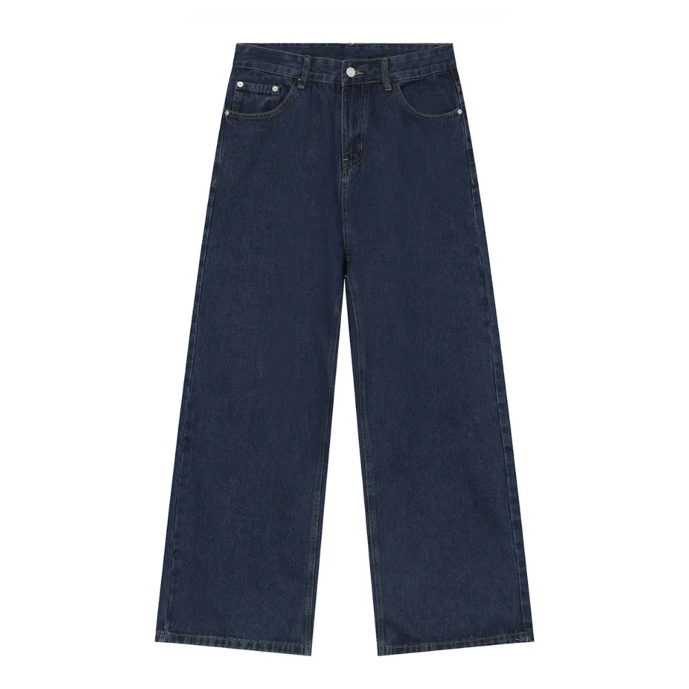 Classic Solid Color Slim Jeans