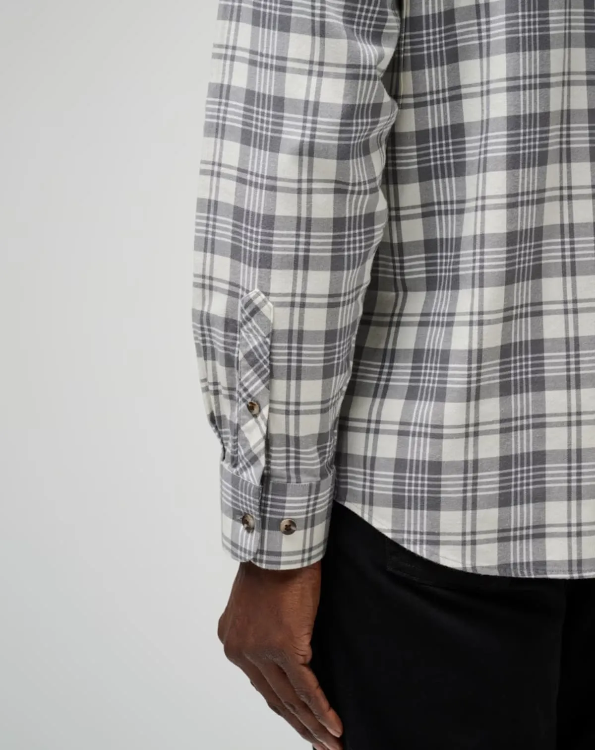 Cloud Flannel Plaid
