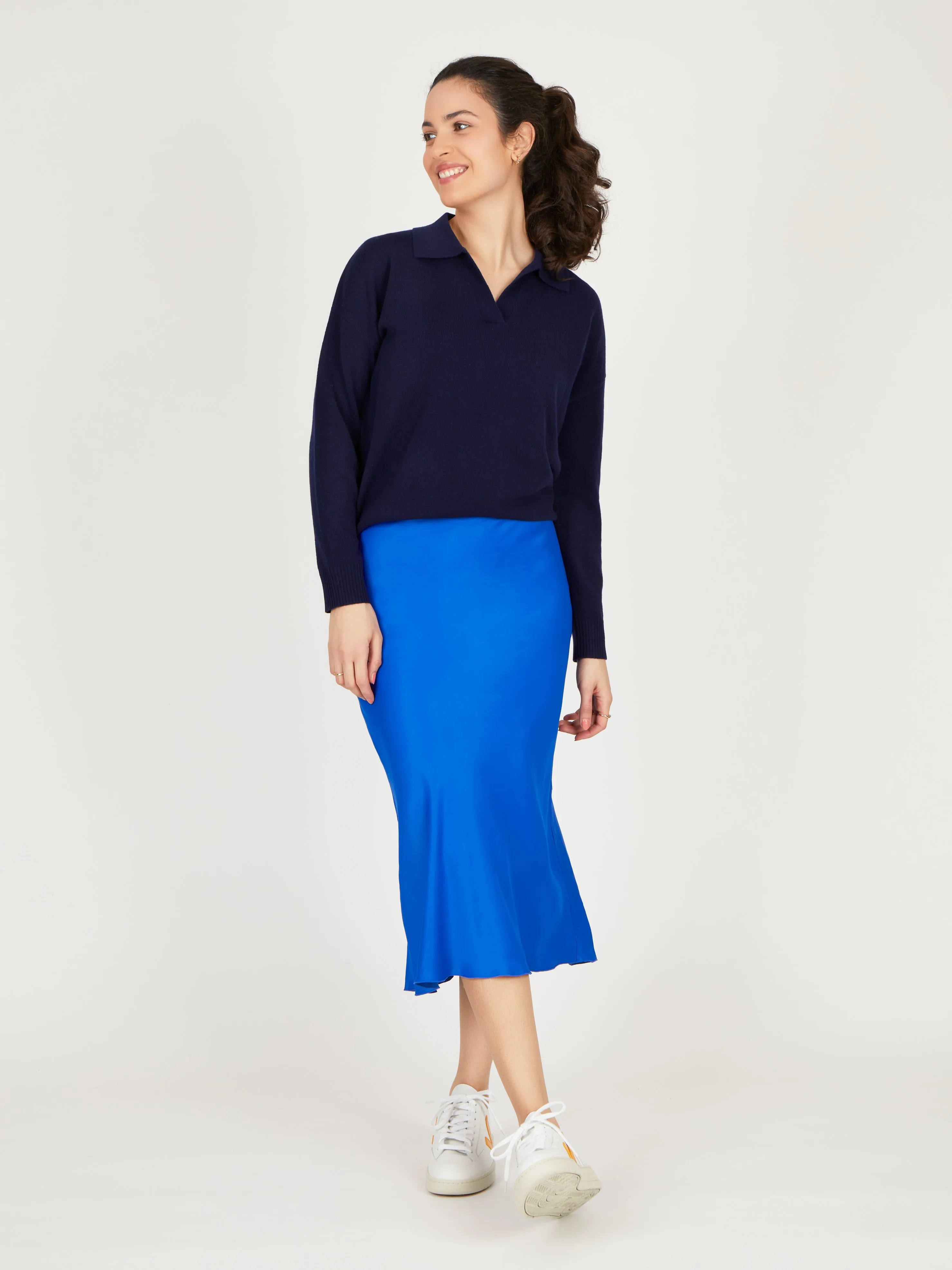 Core Standard 100% Cashmere Relaxed Collar Jumper