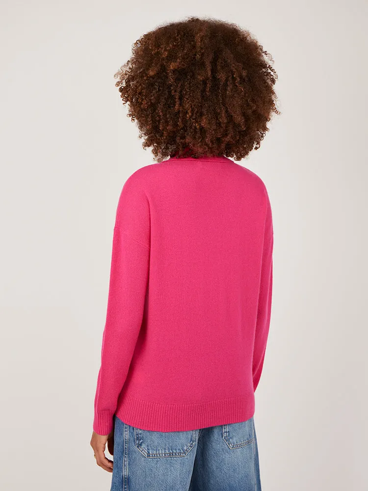 Core Standard 100% Cashmere Relaxed Collar Jumper