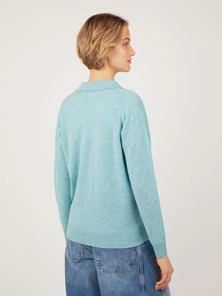 Core Standard 100% Cashmere Relaxed Collar Jumper
