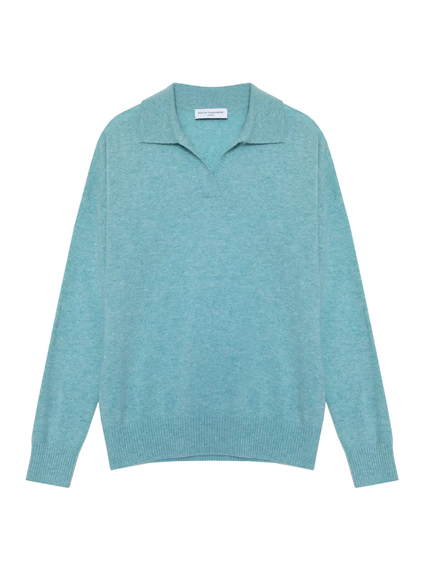 Core Standard 100% Cashmere Relaxed Collar Jumper