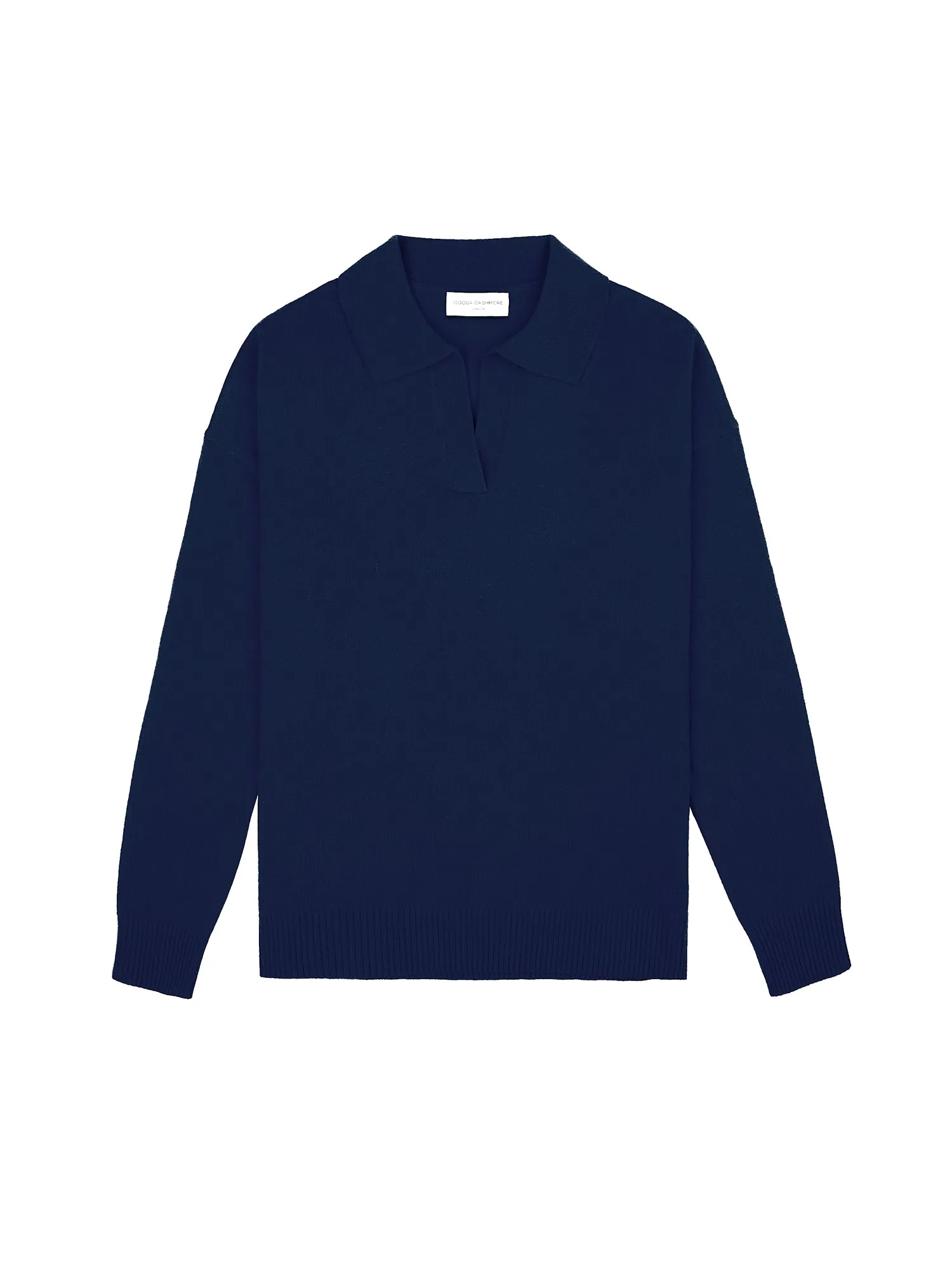 Core Standard 100% Cashmere Relaxed Collar Jumper