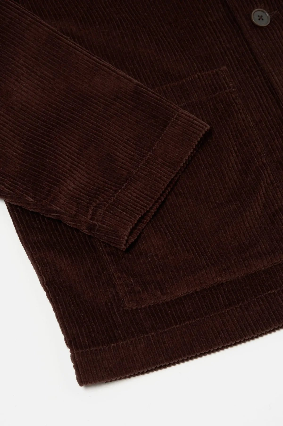 Easy Jacket 6 Wale Cord Rich Brown