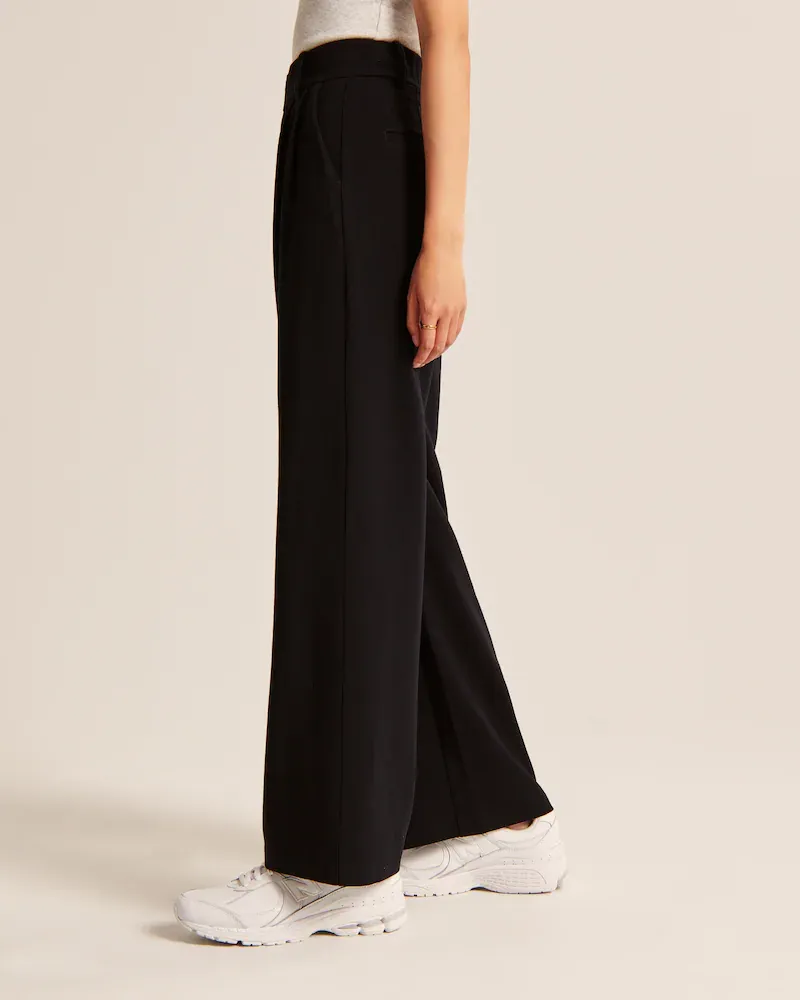 Effortless Tailored Wide Leg Pants