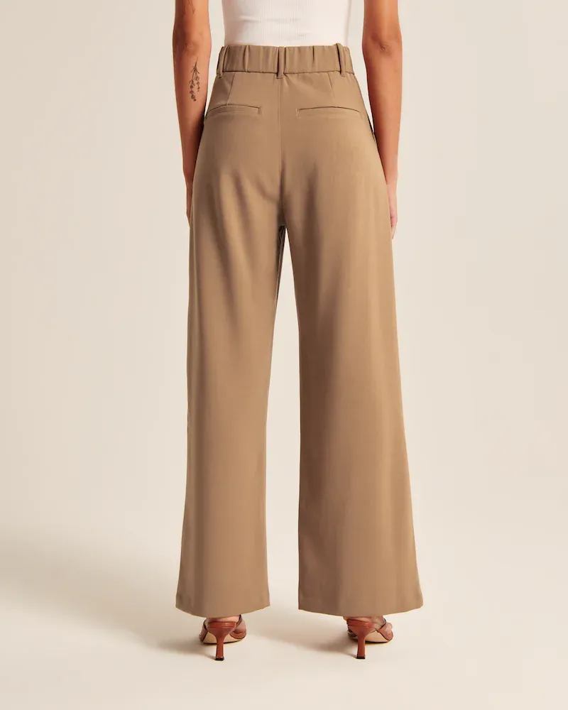 Effortless Tailored Wide Leg Pants
