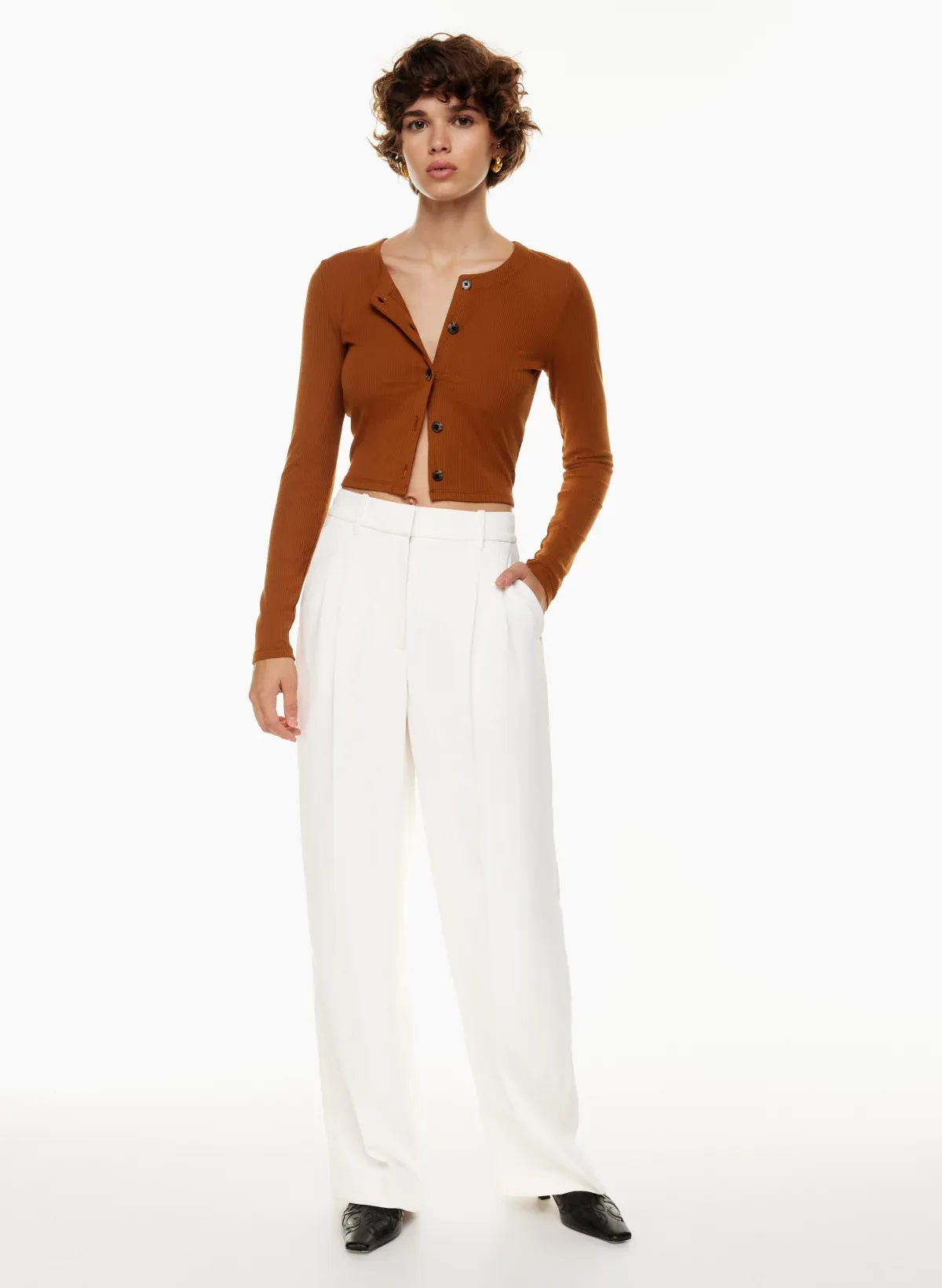 Effortless Tailored Wide Leg Pants