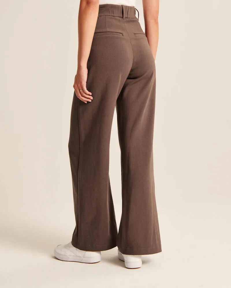 Effortless Tailored Wide Leg Pants
