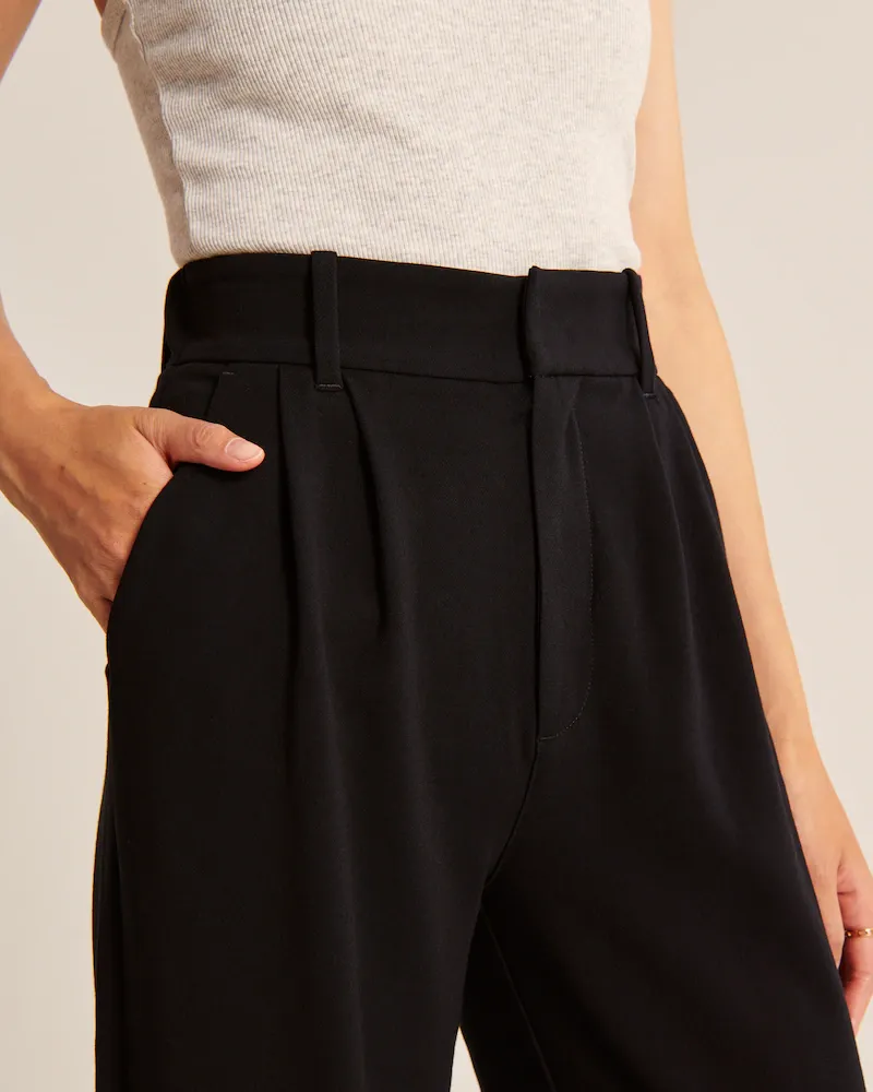 Effortless Tailored Wide Leg Pants