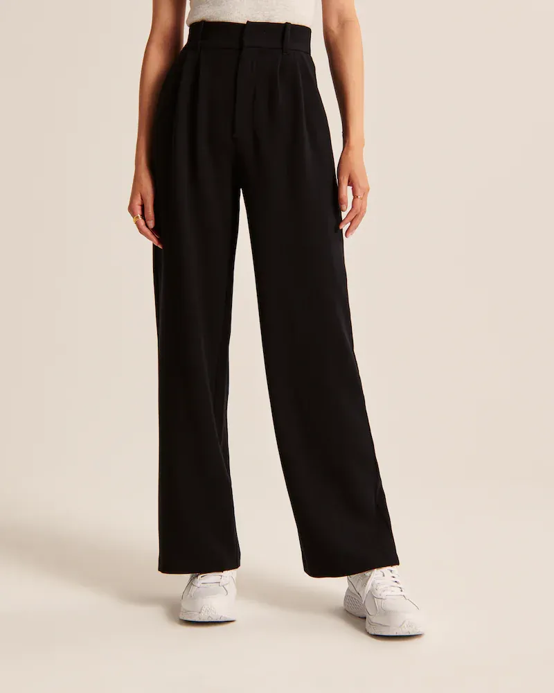 Effortless Tailored Wide Leg Pants