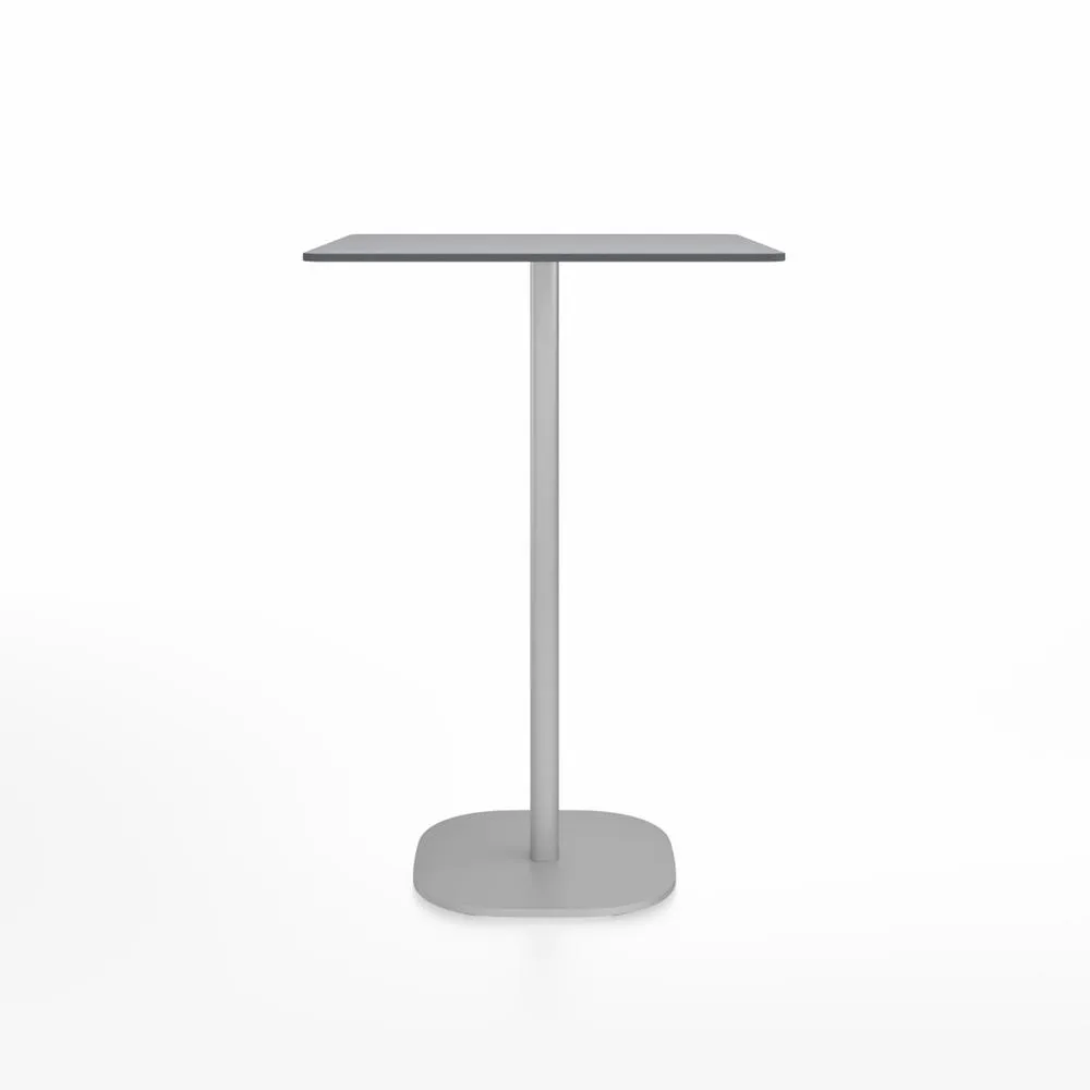 Emeco 2 Inch Flat Base Bar Height Table - Square Top