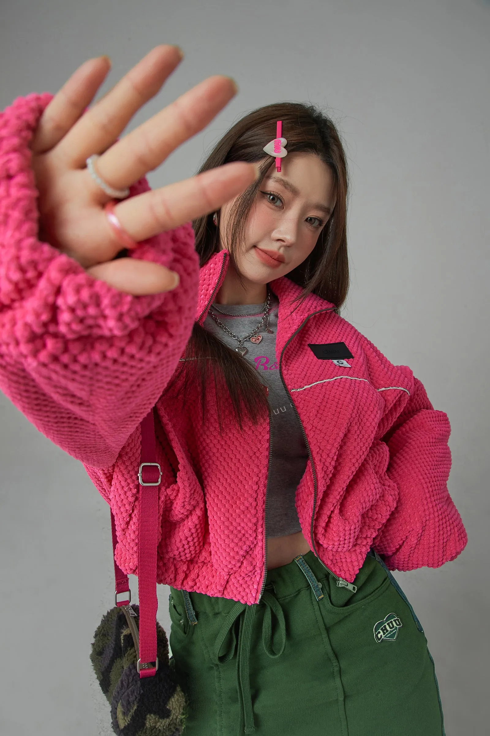 Im Doing Fine Zipper Jacket