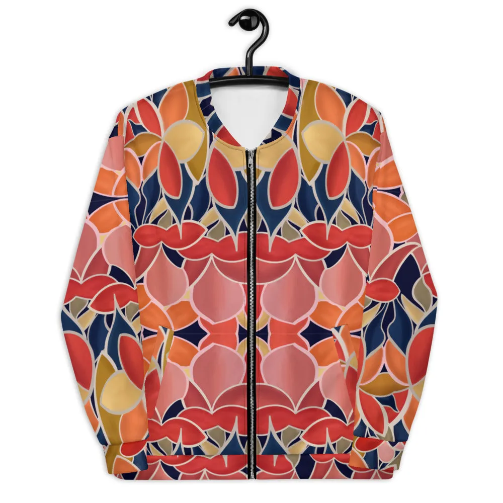 Kai Floral Unisex Bomber Jacket