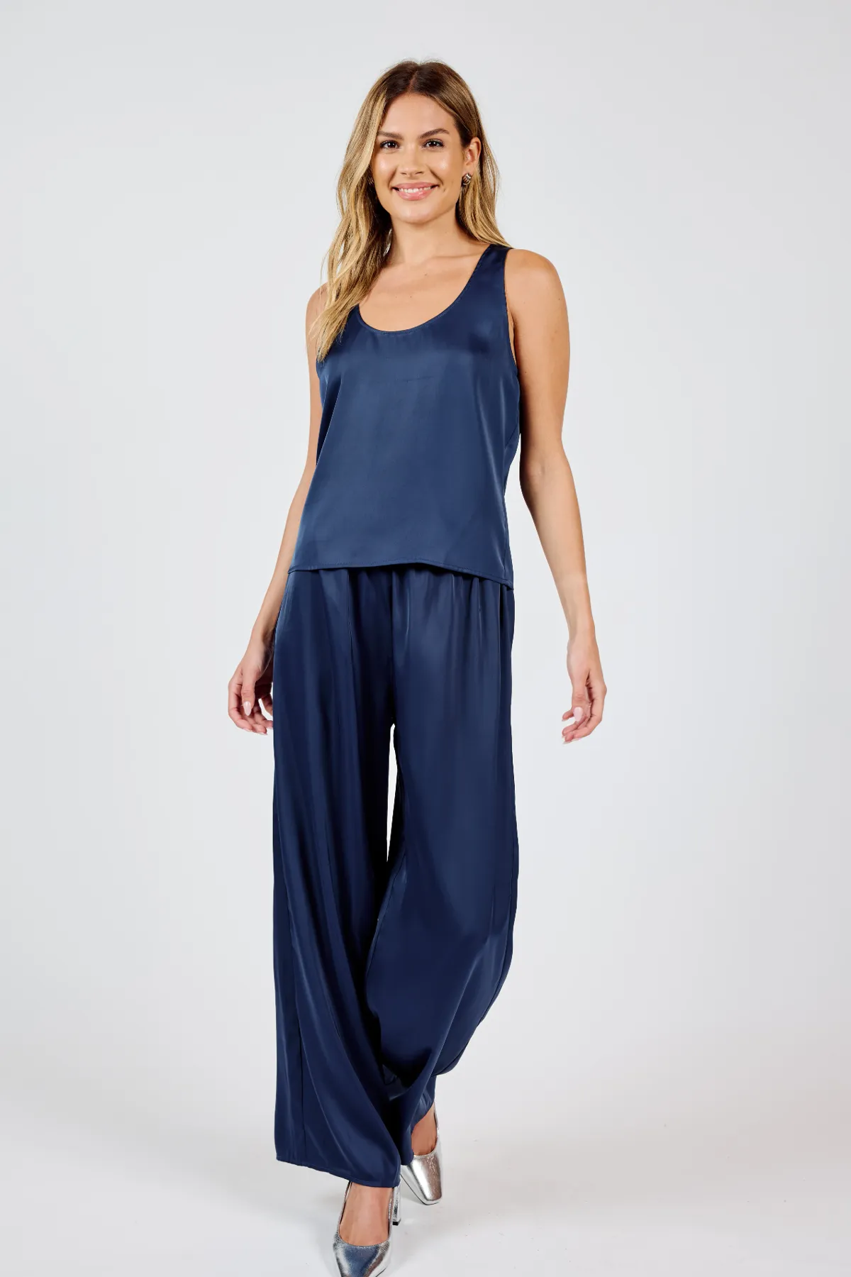 Last Night Satin Elastic Pants