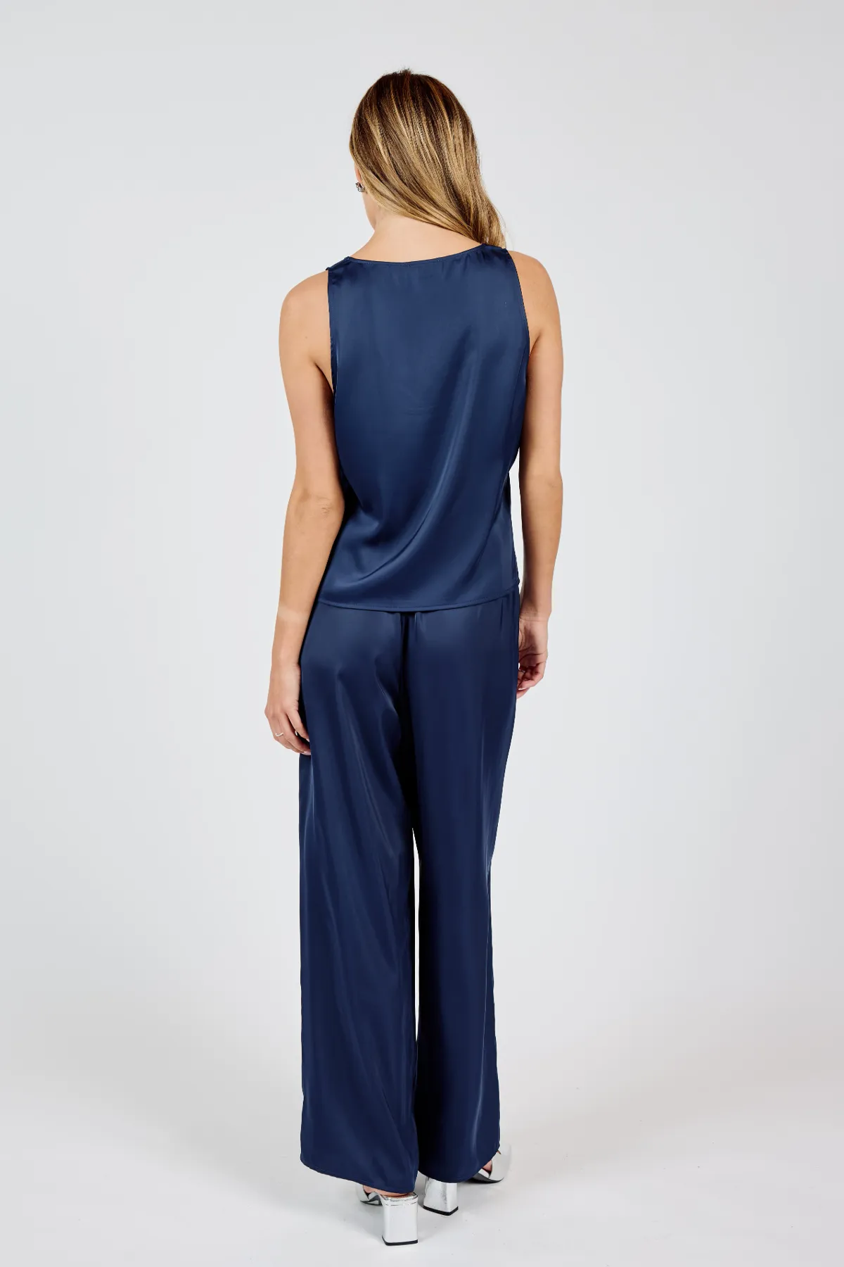 Last Night Satin Elastic Pants