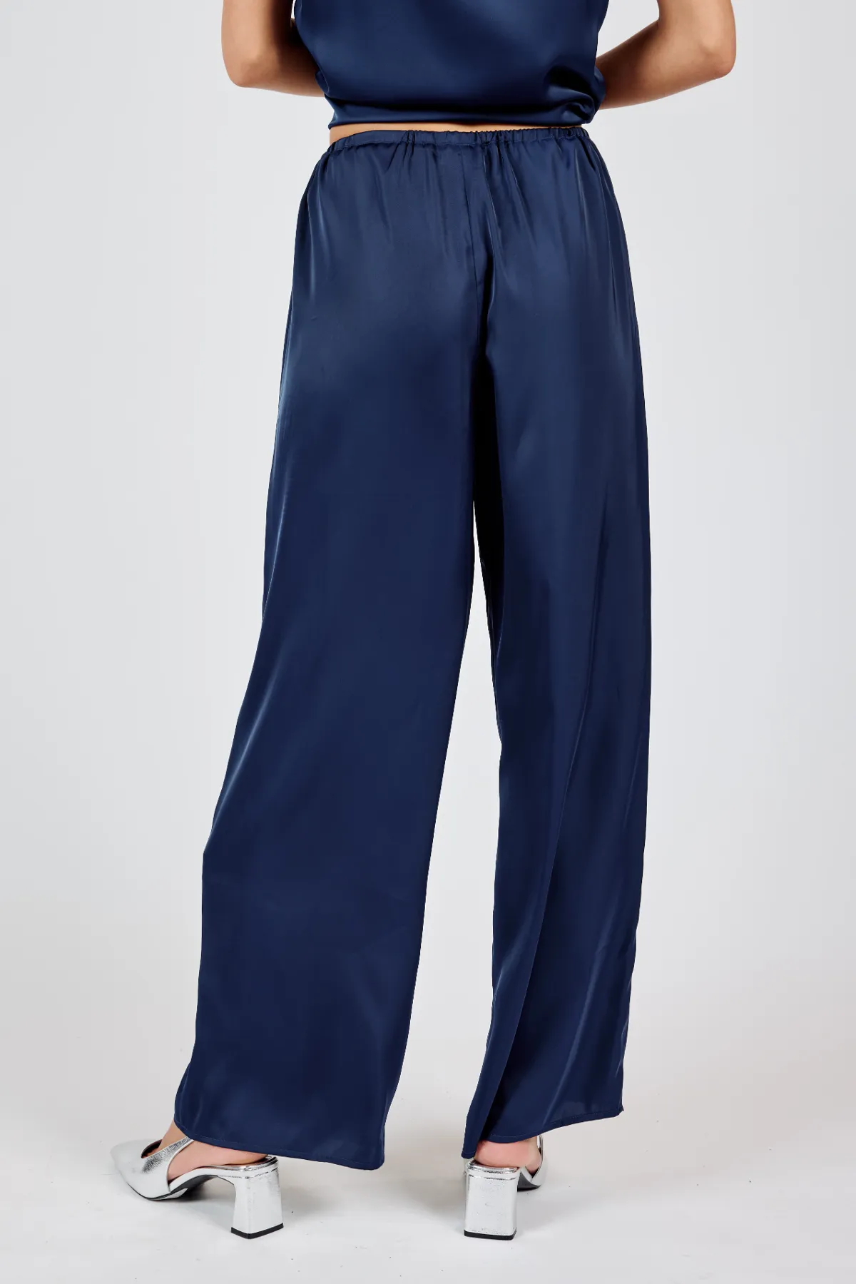 Last Night Satin Elastic Pants