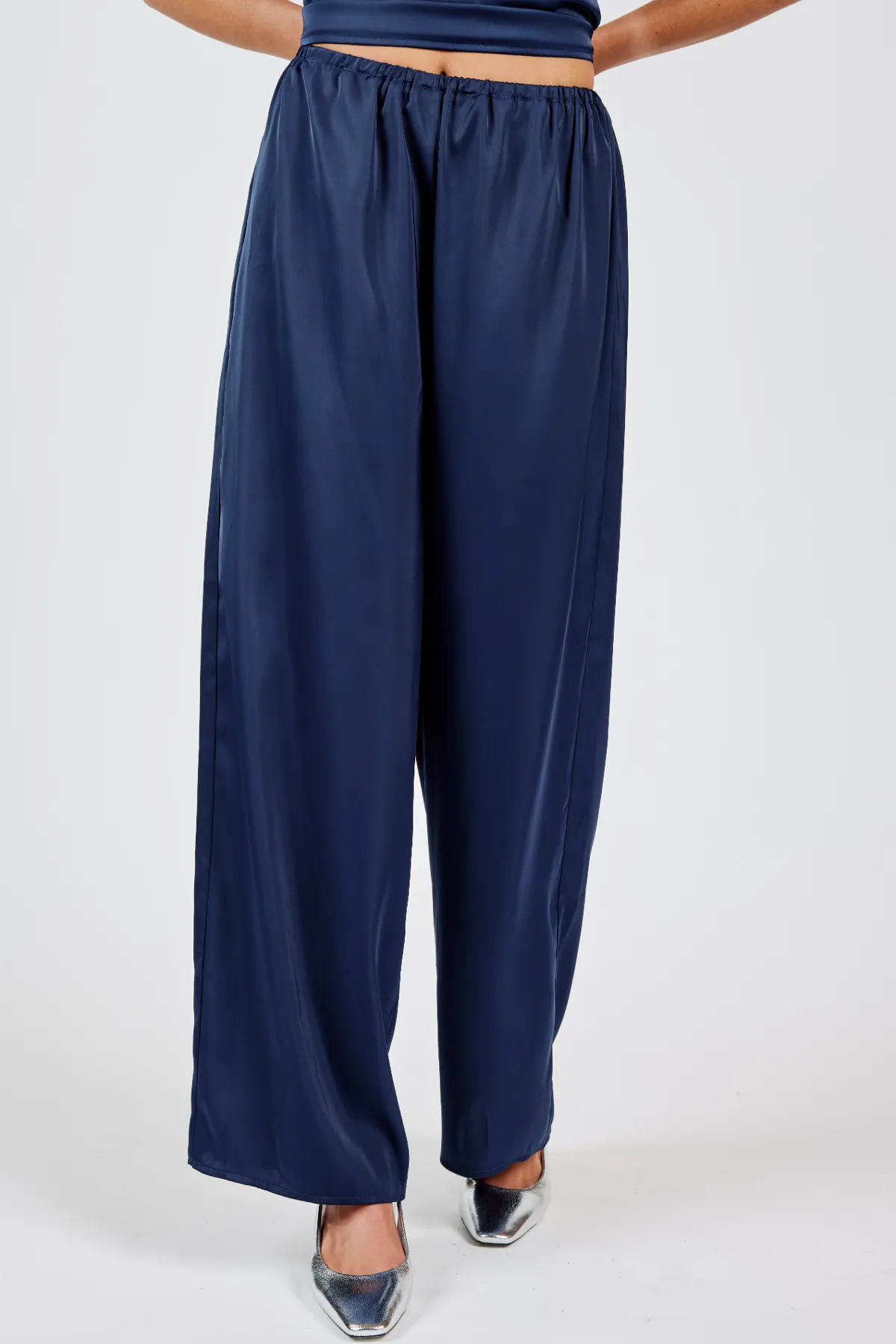 Last Night Satin Elastic Pants