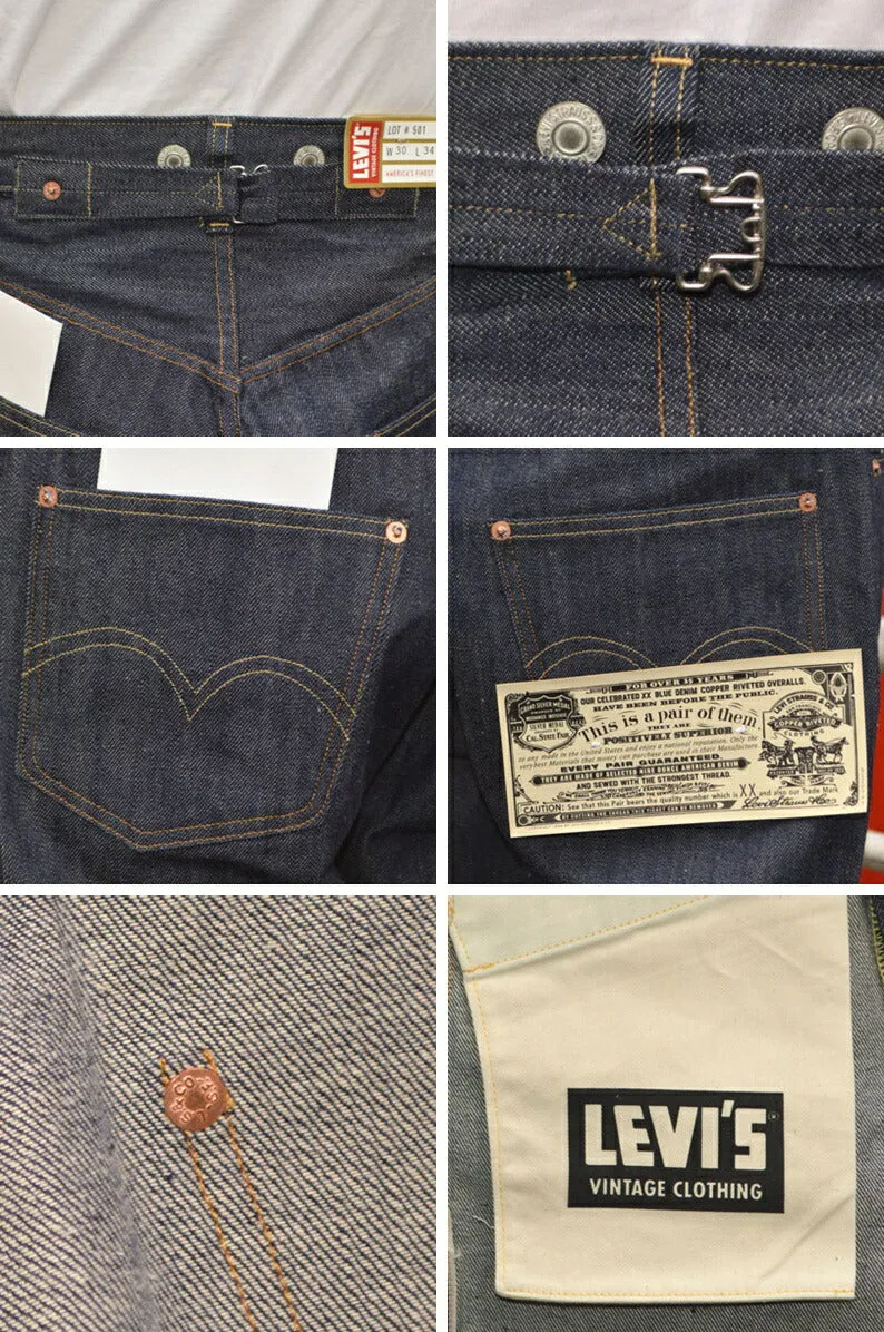 LEVI'S VINTAGE CLOTHING  "22501-0003" 501XX 1922 Model 501 JEANS (organic cotton)