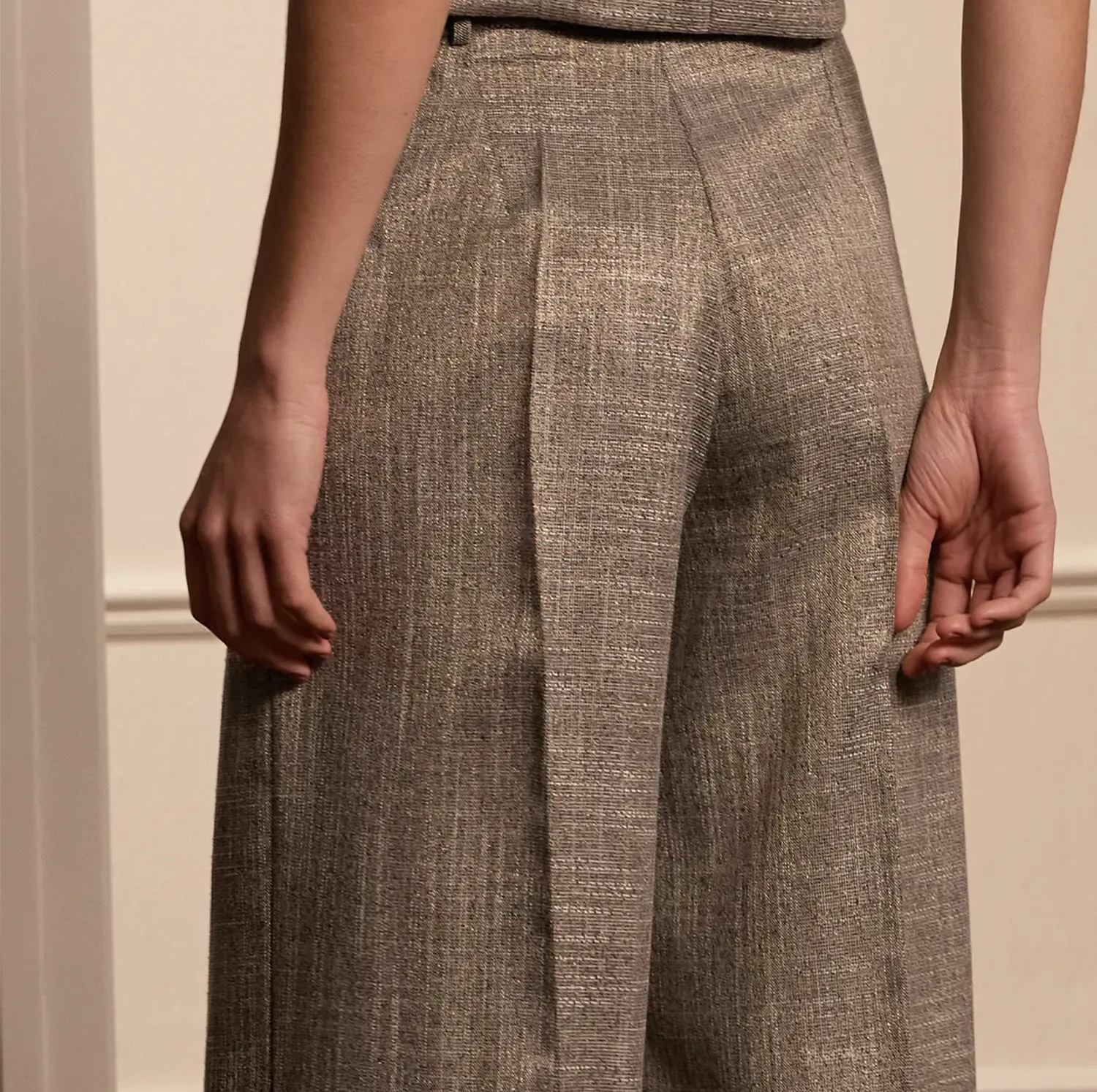 Lurex Tailored Pants