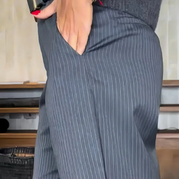 Mathilda  Striped Tailored Pants