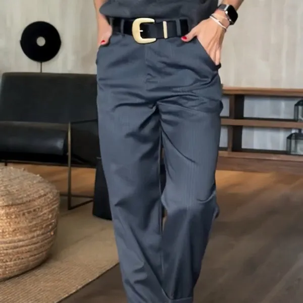 Mathilda  Striped Tailored Pants