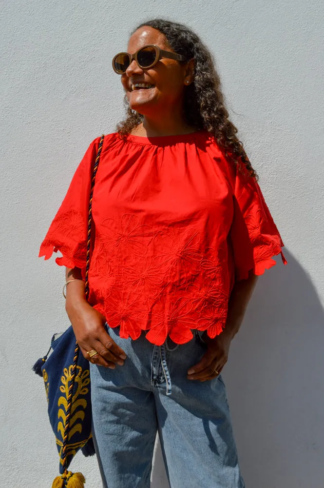 Object Kamma Barbados Cherry Blouse