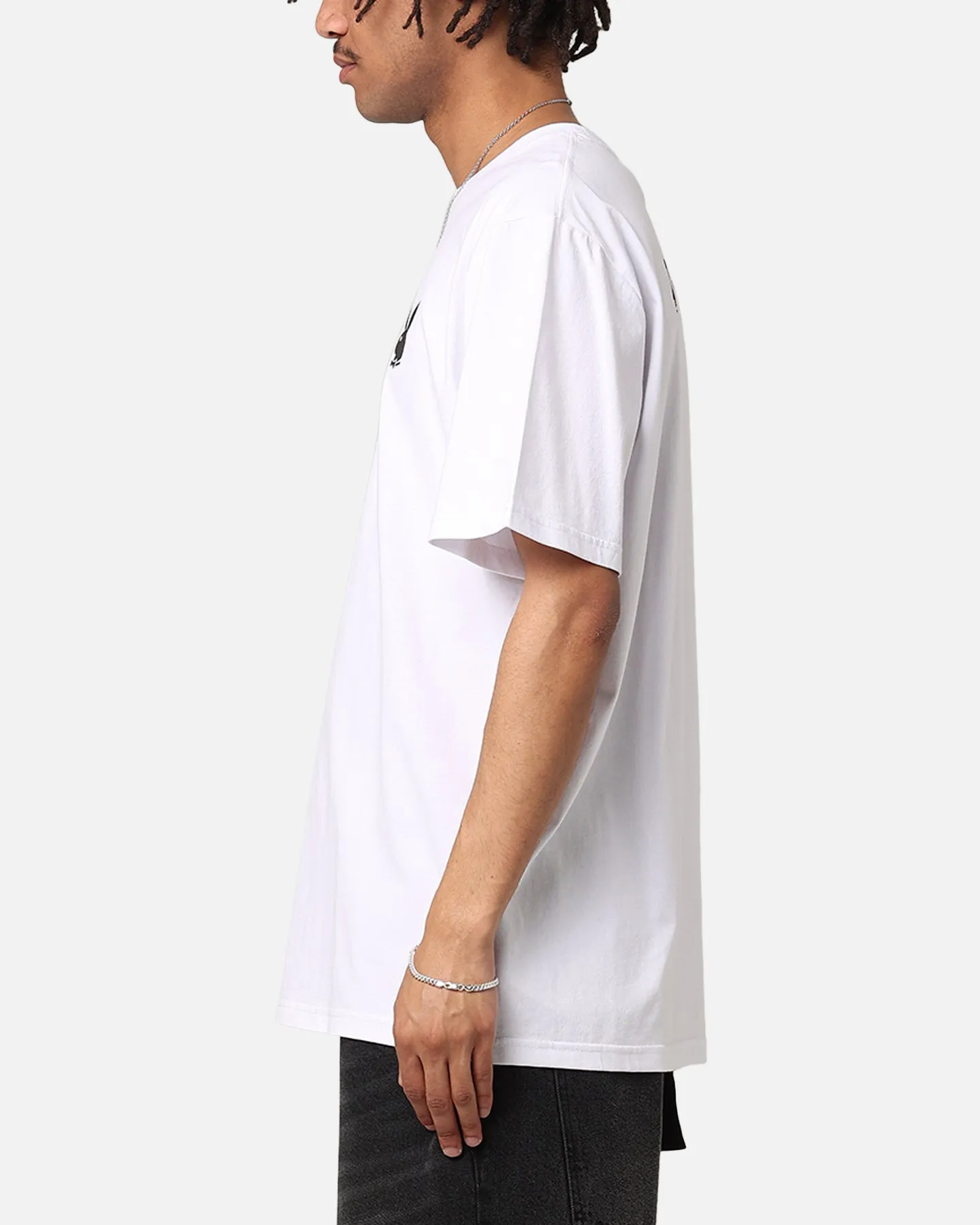 Playboy Logo Bunny O T-Shirt White