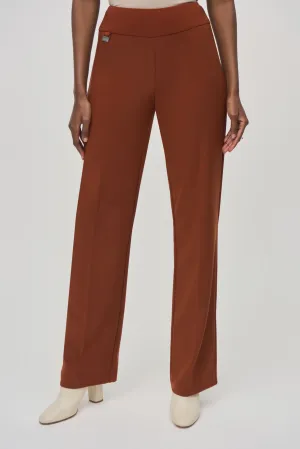 Pull On Straight Leg Dress Pant W/Tab Detail