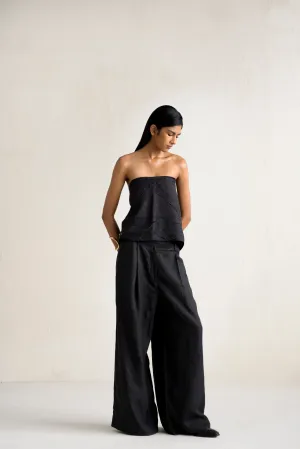 Saida Linen Tie Up Set