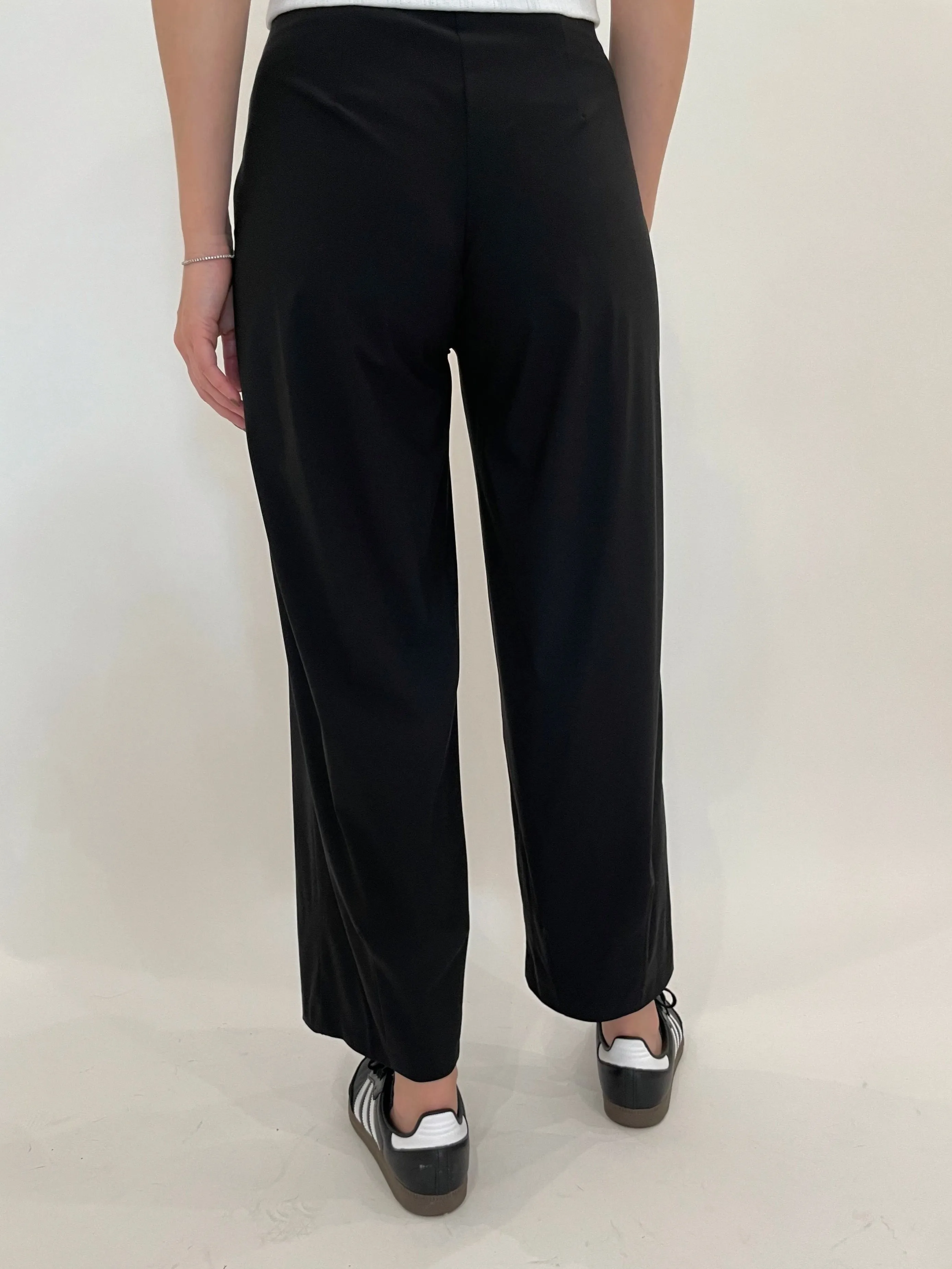 Sally 7/8 High Tech Jersey Pants - Black