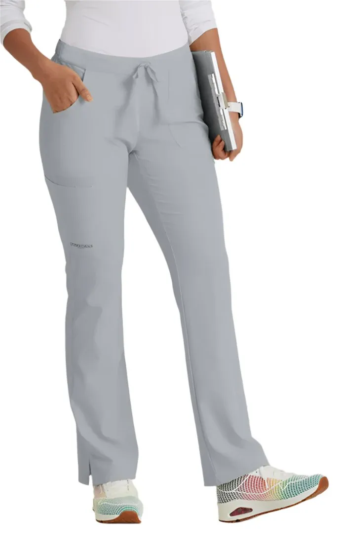 SKECHERS™ by Barco Reliance 3-Pocket Mid-Rise Straight Leg Scrub Pant-Petite