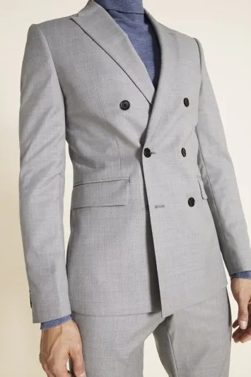 Slim Fit Grey Stretch Suit
