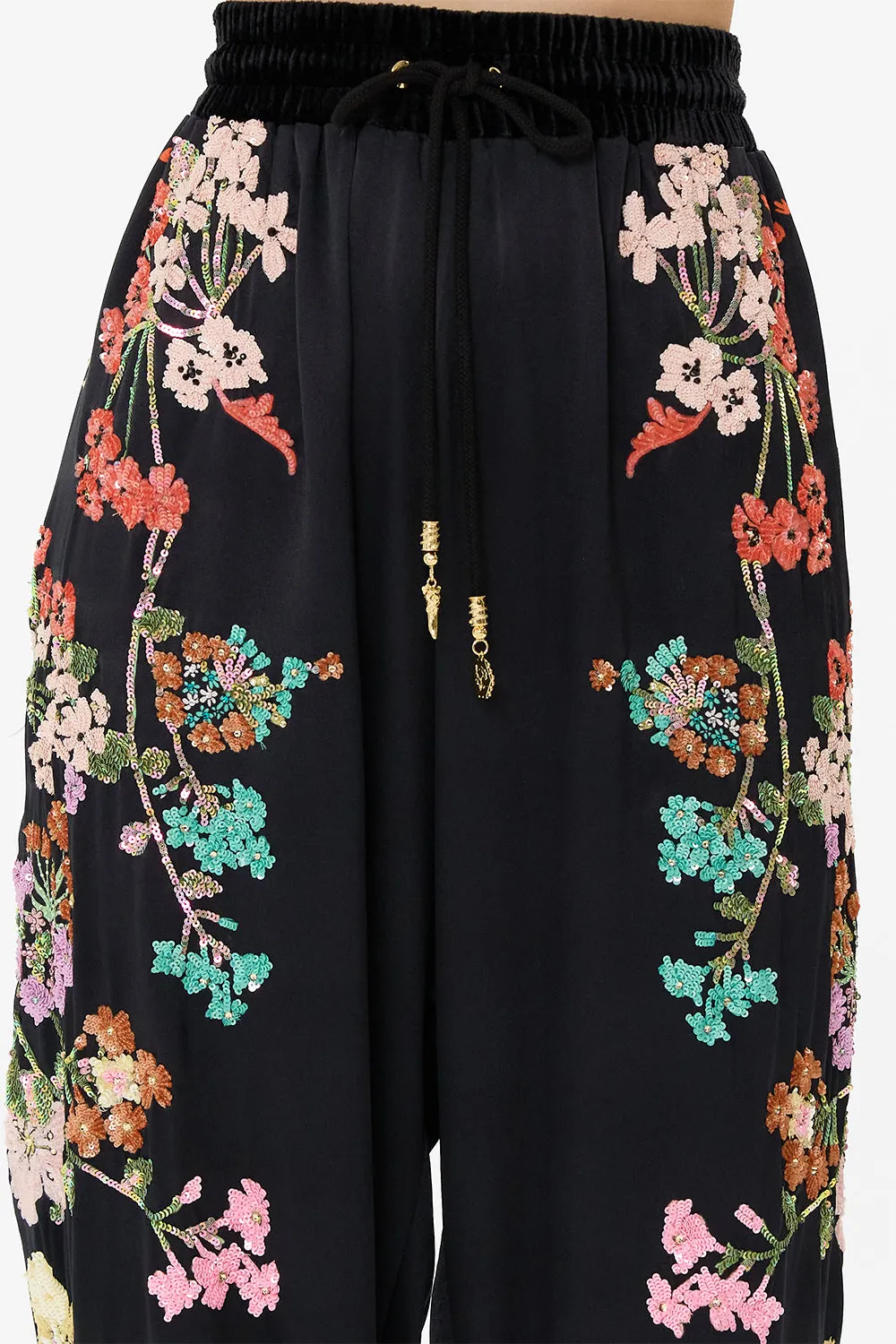 WOVEN EMBELLISHED TRACK PANT WE WORE FOLKLORE