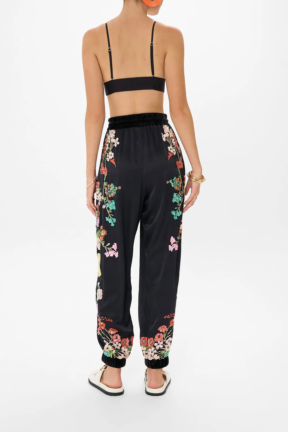 WOVEN EMBELLISHED TRACK PANT WE WORE FOLKLORE